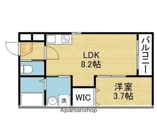 NYスタイルズ玉造【3階】の間取り