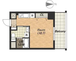 CITY SPIRE日本橋高津【10階】の間取り