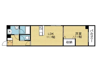 グランパシフィック生野東【3階】の間取り