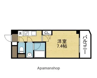 1Kの間取り画像