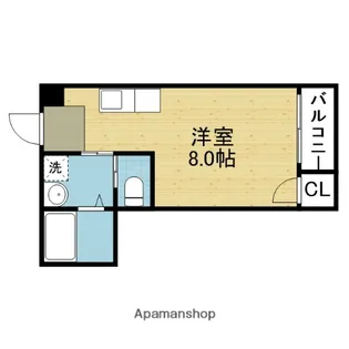 メビウス南巽レジデンス【302号室】の間取り