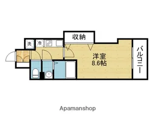 Luxe玉造2【11階】の間取り
