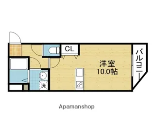 VEGA玉造【2階】の間取り