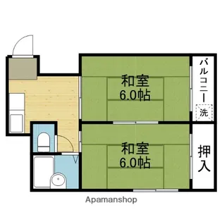 ビクトリー今里【102号室】の間取り