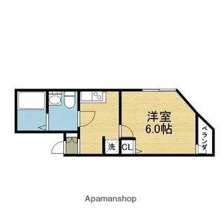 ザ・シティ大今里【1階】の間取り