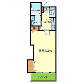 ブラン・ヴェール【2階】の間取り