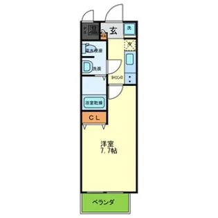 ルミエール清水谷【3階】の間取り