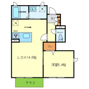 AFFINO【101号室号室】の間取り