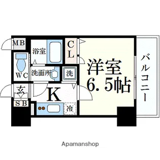 ララプレイス ザ・京橋ステラ【6階】の間取り