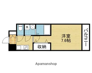 エグゼ大阪城【7階】の間取り