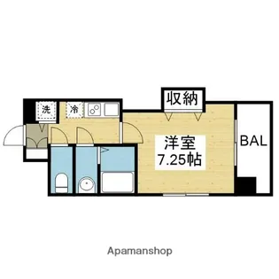 LUXE深江橋【5階】の間取り