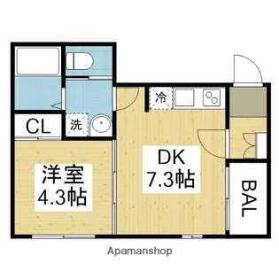 グランメゾン森ノ宮【3階】の間取り