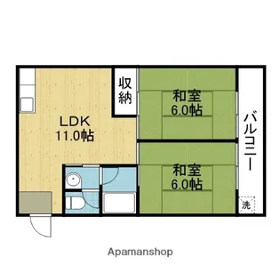 タナックマンション【3階】の間取り