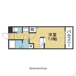 ウエストランドK【4階】の間取り