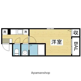 PRIMAVERAⅠ【301号室】の間取り