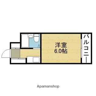 シティホームズ平野【1階】の間取り