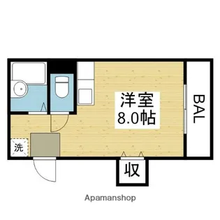 三友平野マンション【402号室】の間取り