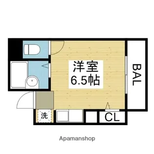 1Rの間取り画像