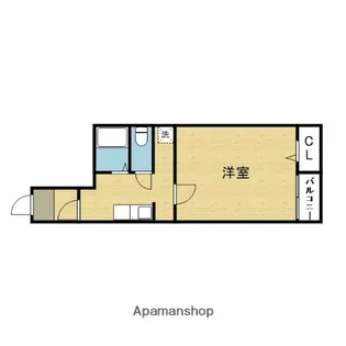 SKハイツ平野【101号室】の間取り