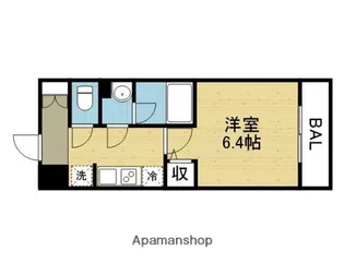 グランパシフィック巽中【9階】の間取り