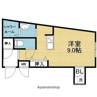 リエゾンコート大今里【2階】の間取り