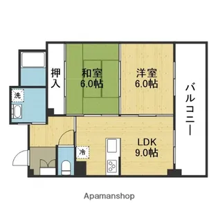 LA CASA 清水谷【4階】の間取り
