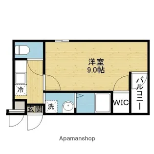 大阪府大阪市生野区桃谷2丁目【アパート】の間取り