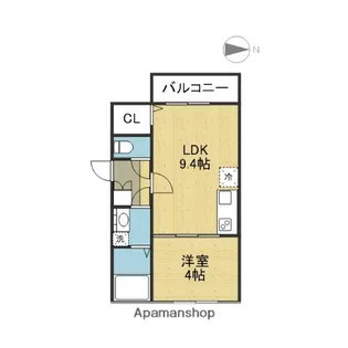MARL天王寺東【2階】の間取り