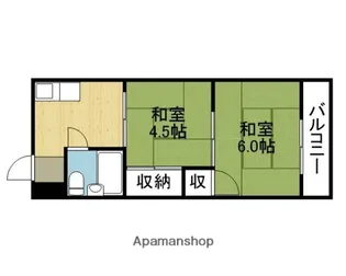 WESTヒルズ平野【507号室】の間取り