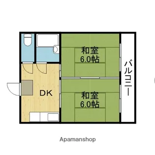 WESTヒルズ平野【337号室】の間取り