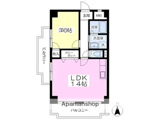 ロイヤルコート東巽【303号室】の間取り