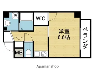 グランエクラ大今里南Ⅱ【9階】の間取り