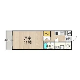 CITY SPIRE心斎橋EAST【2階】の間取り