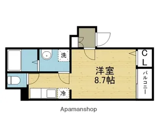 アミュゼ【1階】の間取り