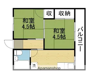 エビスマンション【302号室】の間取り