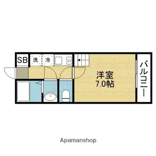 MPSハイツ【1階】の間取り