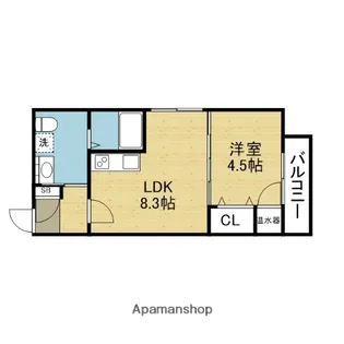 FMAISONLIBLEⅡ(エフメゾンリブレⅡ)【302号室】の間取り