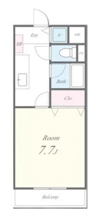 ラフィネシャンブル【3階】の間取り