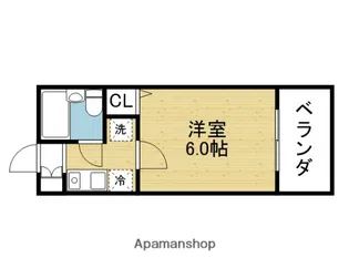 パシフィック大今里【304号室】の間取り