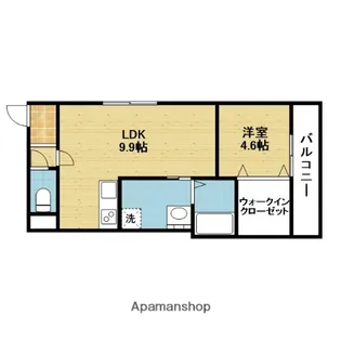 メゾン・ド・ノワ森之宮【4階】の間取り