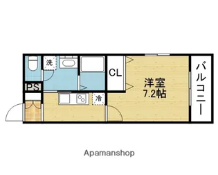 メゾン・ド・ノワ森之宮【4階】の間取り