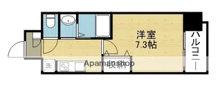 PARK HILLS今里RAY【1001号室】の間取り