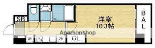 スプランディッド京橋EAST【5階】の間取り