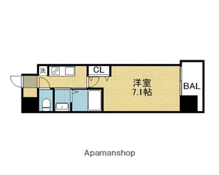 PARK HILLS今里蘭【7階】の間取り
