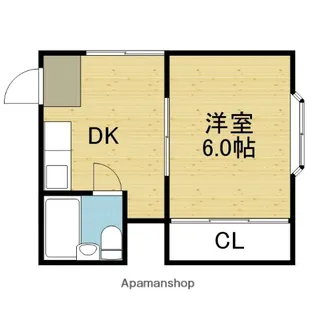 パークサイド平野A【2階】の間取り