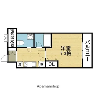 アヴァンセクール京橋南【606号室】の間取り