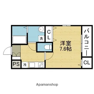 フジパレス城東諏訪ノースⅡ番館【0101号室】の間取り