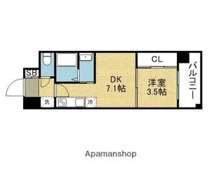 大阪府大阪市生野区林寺2丁目【マンション】の間取り