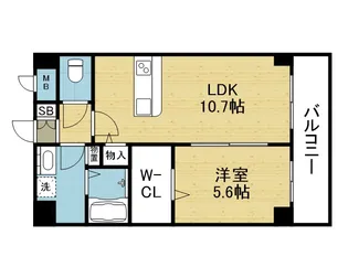 ABUNDANT IMAZATO (アバンダント今里)【1階】の間取り