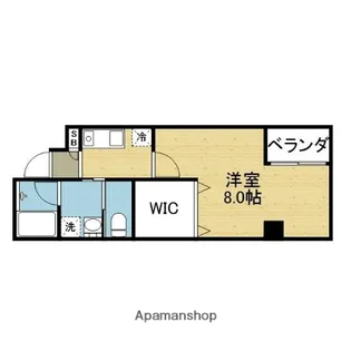 エイトステイツ玉造【2階】の間取り